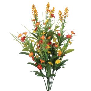 Astilbe & Filler Bush x12, 21" Orange/Yellow | Pioneer Wholesale Filler Bushes