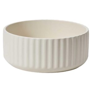 Beam Ceramic Bowl 10×4" Off White | Pioneer Wholesale Containers for Succulents