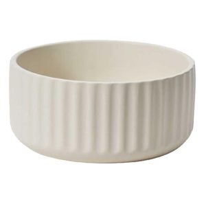 Beam Ceramic Bowl 8×3.5" Off White | Pioneer Wholesale Design Dishes & Trays