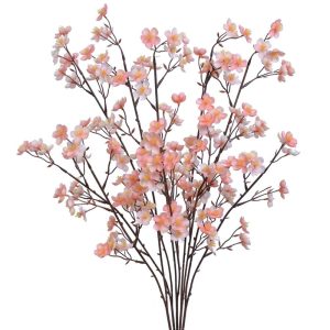 Blossom Bush x10, 25" Peach | Pioneer Wholesale Filler Bushes