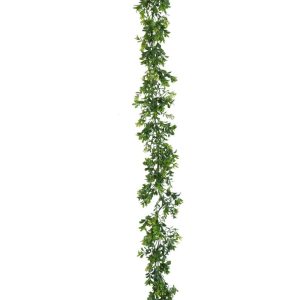 Boxwood Garland 6′ – Green Green | Pioneer Wholesale Standard Garlands