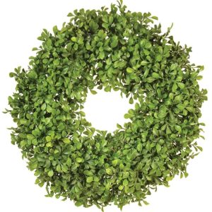 Boxwood Wreath 18" Green | Pioneer Wholesale Wreaths