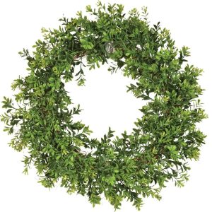 Boxwood Wreath 19" Green | Pioneer Wholesale Wreaths