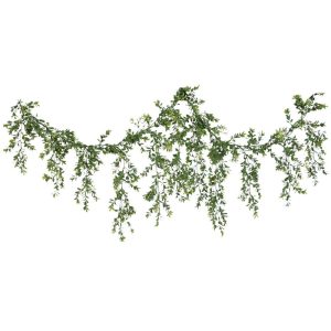 Cascading Boxwood Garland 6′ – Green Green | Pioneer Wholesale Cascading Garlands