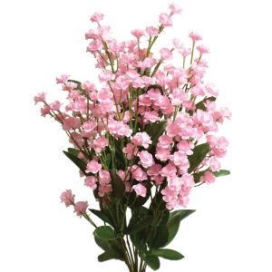 Colorfast Double Baby’s Breath Bush x11, 18" Pink | Pioneer Wholesale Filler Bushes