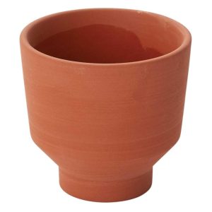 Crescendo Ceramic Pot 3.5×3.5" Terracotta | Pioneer Wholesale Ceramic