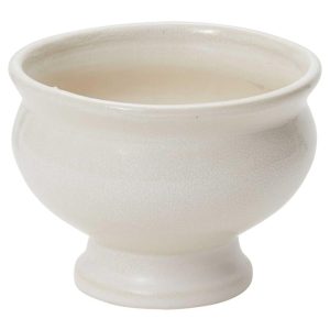 Dawson Ceramic Compote 6.75×5.25" White | Pioneer Wholesale Ceramic