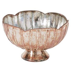 Enid Glass Compote 8×5" Antique Silver | Pioneer Wholesale Compotes & Urns