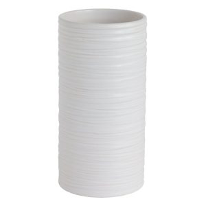 Everest Vase 3.5×7" White | Pioneer Wholesale Ceramic