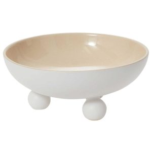 Farley Ceramic Bowl 7.75×3.25" Matte White | Pioneer Wholesale Design Dishes & Trays