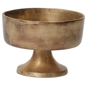 Finale Metal Compote 6×4.25" Bronze | Pioneer Wholesale Compotes & Urns