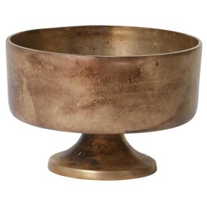 Finale Metal Compote 8×5.25" Bronze | Pioneer Wholesale Compotes & Urns