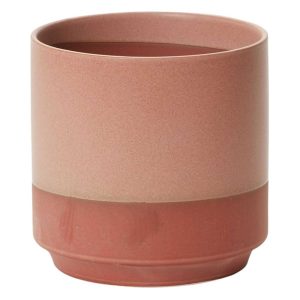 Gavin Ceramic Pot 5.25×5.5" Pink | Pioneer Wholesale Candleholders