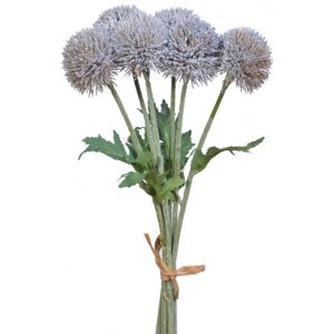 Globe Thistle Bundle x6, 15" Gray | Pioneer Wholesale Pre-mades