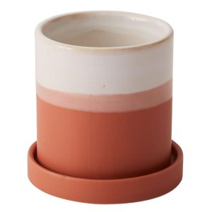 Hadley Ceramic Pot 2.75×3" Terracotta | Pioneer Wholesale Pots with Drainage