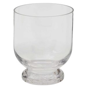 Hollis Glass Vase 5.25×6.75" Clear | Pioneer Wholesale Compotes & Urns