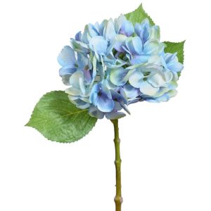 Hydrangea Stem 19" Blue/Green | Pioneer Wholesale Other Stems