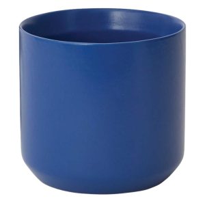 Kendall Ceramic Pot 4.75×4.5" Blue | Pioneer Wholesale Containers for Succulents