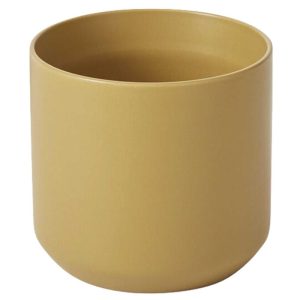 Kendall Ceramic Pot 4.75×4.5" Ochre | Pioneer Wholesale Round