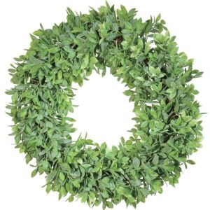 Lemon Leaf Wreath 20" Green | Pioneer Wholesale Wreaths