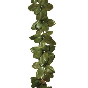 Magnolia Leaf Garland 5′ – Green Green | Pioneer Wholesale Standard Garlands