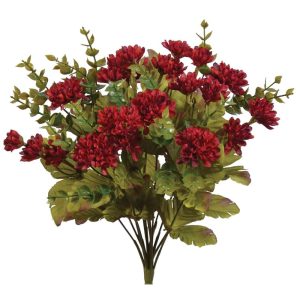 Mini Mum Bush x13, 14" Burgundy | Pioneer Wholesale Single Variety Flower Bushes