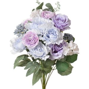 Mixed Rose & Peony Bush x16, 23" Lavender Mix | Pioneer Wholesale Premium Mixed Flower Bushes