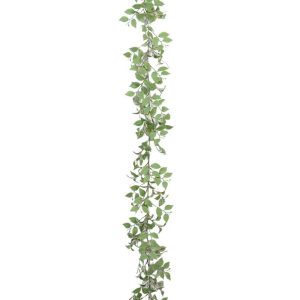 Mountain Laurel Leaf Garland 6′ – Green Green | Pioneer Wholesale Standard Garlands