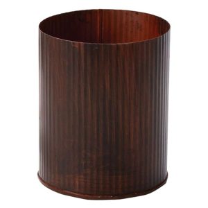 Norah Metal Vase 4.5×5.5" Burnt Copper | Pioneer Wholesale Round