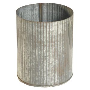 Norah Metal Vase 4.5×5.5" Gray | Pioneer Wholesale Candleholders