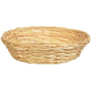 Oval Woodchip Basket 14" Natural | Pioneer Wholesale Oval