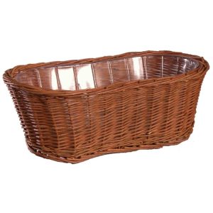 Peanut Unpeeled Willow Basket 16" Rustic | Pioneer Wholesale Unpeeled Willow