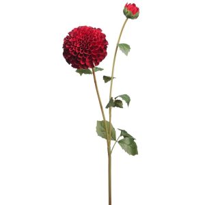 Premium Dahlia Spray 31" Two-Tone Red | Pioneer Wholesale Other Stems