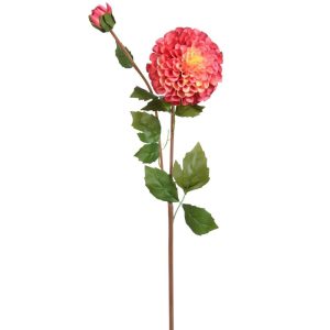 Premium Dahlia Spray 31" Two-Tone Rose | Pioneer Wholesale Premium Stems