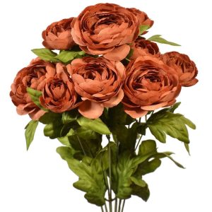 Ranunculus Bush x9, 18.5" Nutmeg | Pioneer Wholesale Single Variety Flower Bushes