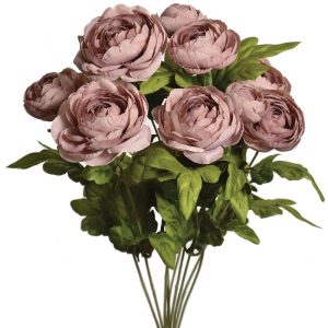 Ranunculus Bush x9, 18.5" Sandalwood | Pioneer Wholesale Single Variety Flower Bushes