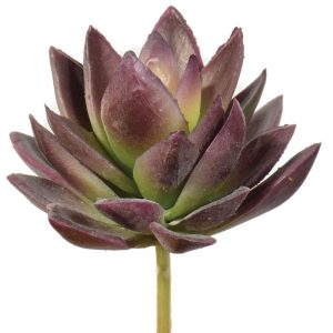 Real Touch Mini Agave Pick 5" Purple/Green | Pioneer Wholesale Succulents