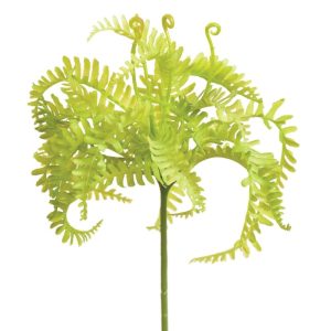 Real Touch Mini Fern Pick 8" Green | Pioneer Wholesale Succulents