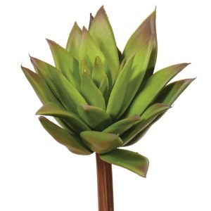 Real Touch Succulent Pick 6" Green | Pioneer Wholesale Succulents