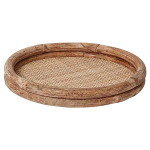 Remmington Tray 19.75×2.5" Tan | Pioneer Wholesale Wooden Containers