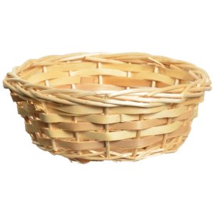 Round Woodchip Basket 10" Natural | Pioneer Wholesale Round