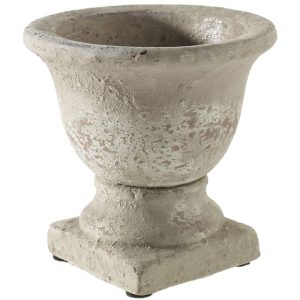 Sanctuary Urn 5.75×5.75" Stone | Pioneer Wholesale Compotes & Urns