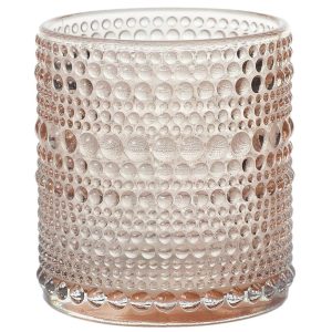 Share Glass Votive 2.75×3" Blush | Pioneer Wholesale Colored Glass Vases