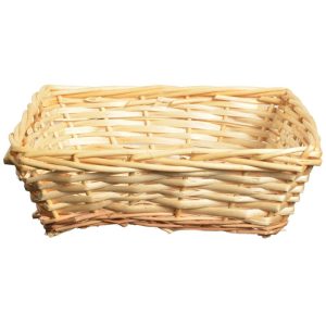 Square Split Willow Tray Basket 12" Natural | Pioneer Wholesale Split Willow