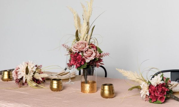 Tegan Pot 3.25×3" Gold | Pioneer Wholesale Candleholders