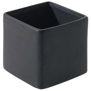 Urban Square 4.75×4.75" Matte Black | Pioneer Wholesale Containers for Succulents