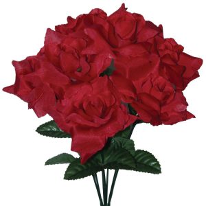 Value Rose Bush x7, 15" Red | Pioneer Wholesale Single Variety Flower Bushes