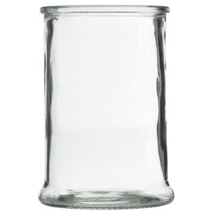 Veza Vase 3×4.5" Clear | Pioneer Wholesale Round