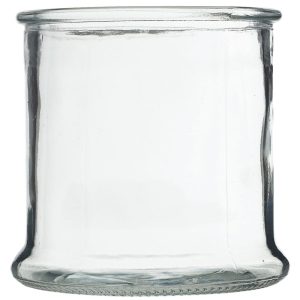 Veza Vase 5×4.75" Clear | Pioneer Wholesale Round