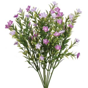 Waxflower Bush x7, 13.75" Lavender | Pioneer Wholesale Filler Bushes